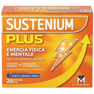 Sustenium Plus Лимон и мед, 20 пакетиков, энергетический комплекс.