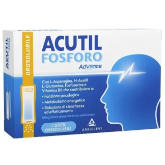 Acutil Fosforo Advance Angelini 12 растворимых в ротовых палочках