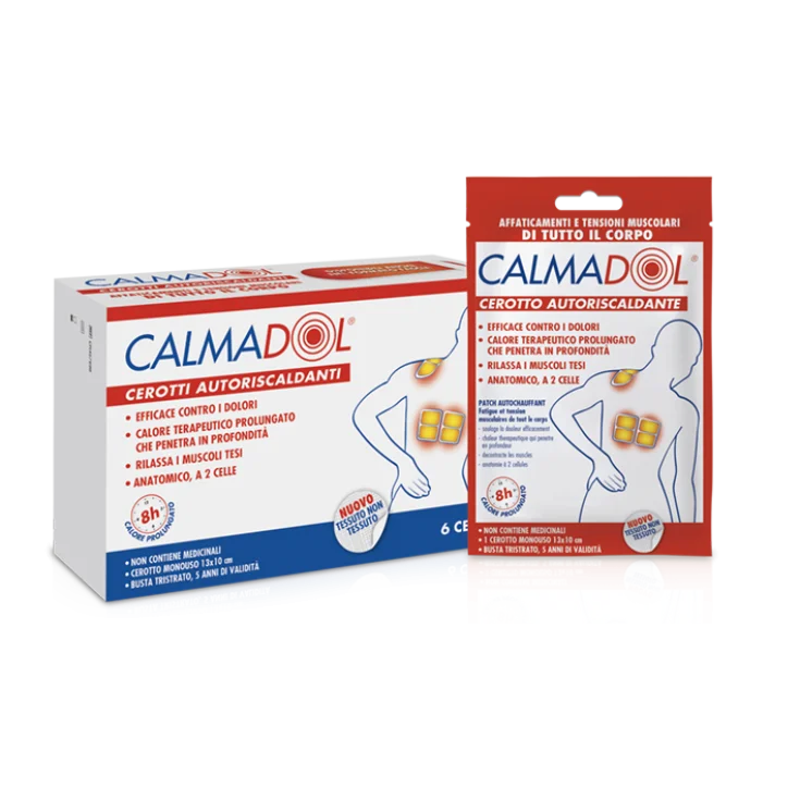 Саморазогревающиеся пластыри Calmadol, 6 штук.