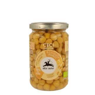 Органический вареный нут Alce Nero, 300 г