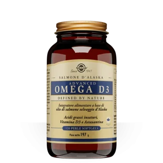 Капсулы Advanced Omega D3 Solgar 120 Pearls