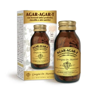 Агар-агар Dr. Giorgini с молочнокислыми бактериями и хлорофиллом, 90 г.