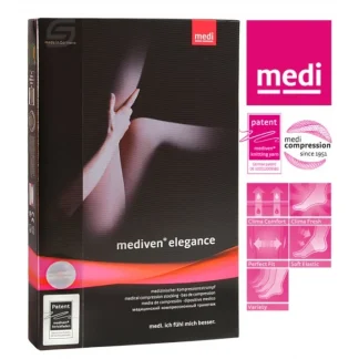 Черные колготки K2, размер 2, длинные, Mediven Elegance 291