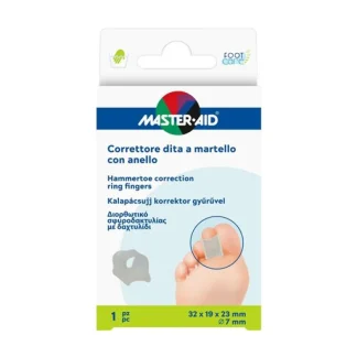 Корректор для молоткообразных пальцев ног Master-Aid с кольцом, 1 шт.