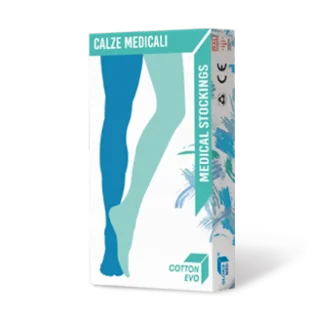Хлопковые гольфы Evo 162 бежевого цвета, размер L, GloriaMed®, 1 пара.