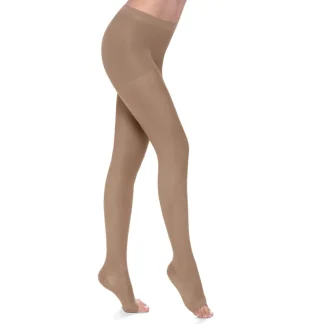 Хлопковые колготки Cotton Evo 262 бежевого цвета, размер XL, длинные, GloriaMed®, 1 пара.