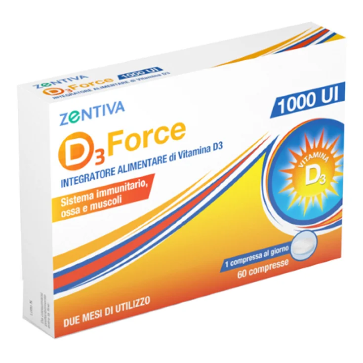D3 Force 1000 МЕ Зентива 60 таблеток