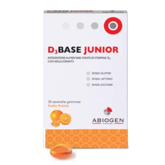 D3Base Junior Orange Abiogen 30 конфет
