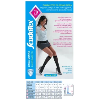 70 дополнительных высоких носков ScudoTex Daino Nature, размер 2.