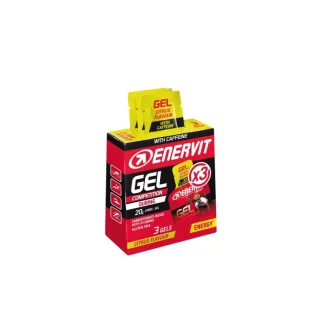 Enervit 3 Gels Competition Citrus Fruit with Caffeine