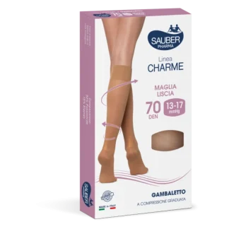 Черные гольфы Charme Line 70D, размер 3, Sauber