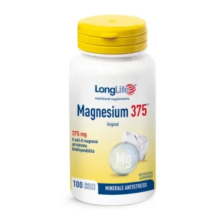 Магний 375 мг LongLife, 100 таблеток в оболочке.