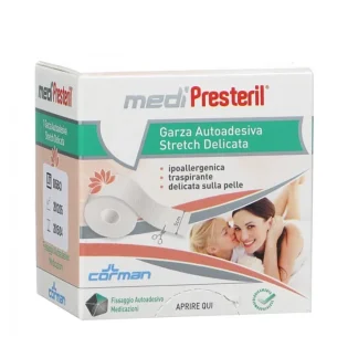 Марлевые повязки MediPresteril для ушей, 2x500 шт., Corman, 1 штука.