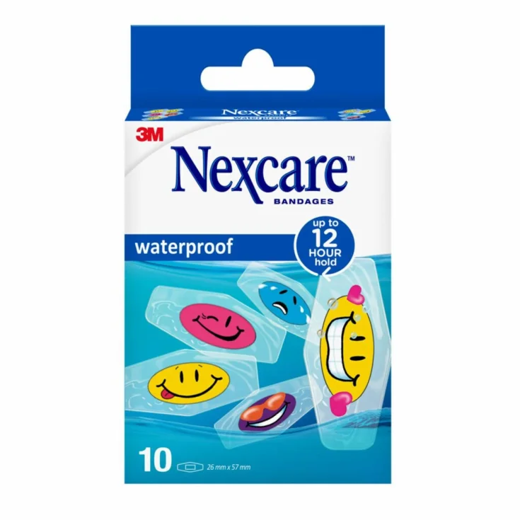 Водостойкие пластыри для татуировок NexCare™ 3M, 10 штук