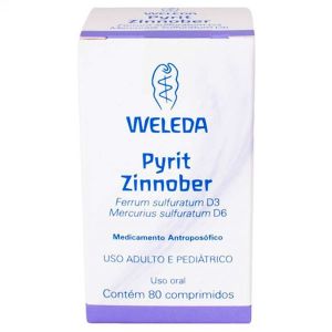 Weleda Pyrit Zinnober Гомеопатическое лекарство, 80 таблеток