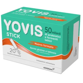 Yovis Stick Alfasigma 20 пакетиков для рассасывания в полости рта