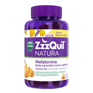 ZzzQuil Natura Манго и Банан Vicks 60 таблеток