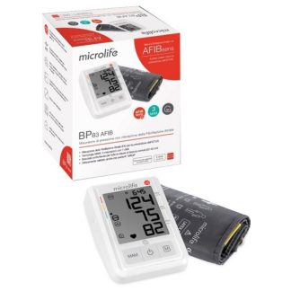 Microlife Misuratore Di Pressione B3 con Rilevazione della Fibrillazione Atriale - Dispositivo Clinicamente Testato con Tecnologia AFIBsens