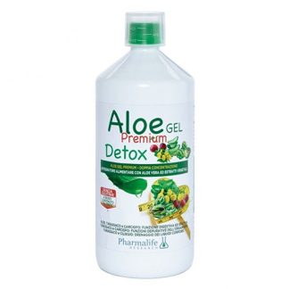 Aloe Gel Premium Detox Succo ad Azione Depurativa 1 litro - Integratore alimentare con Aloe vera ed estratti vegetali