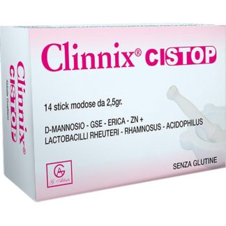 Clinner Cistop Integratore per Vie Urinarie, 14 Bustine Monodose – Supporto Funzionalità Genito-Urinario