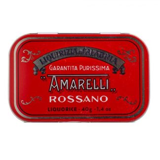 Amarelli Liquirizia Spezzata Rossa – Liquirizia Pura in Astuccio 40g, Senza Zucchero, Gusto Naturale