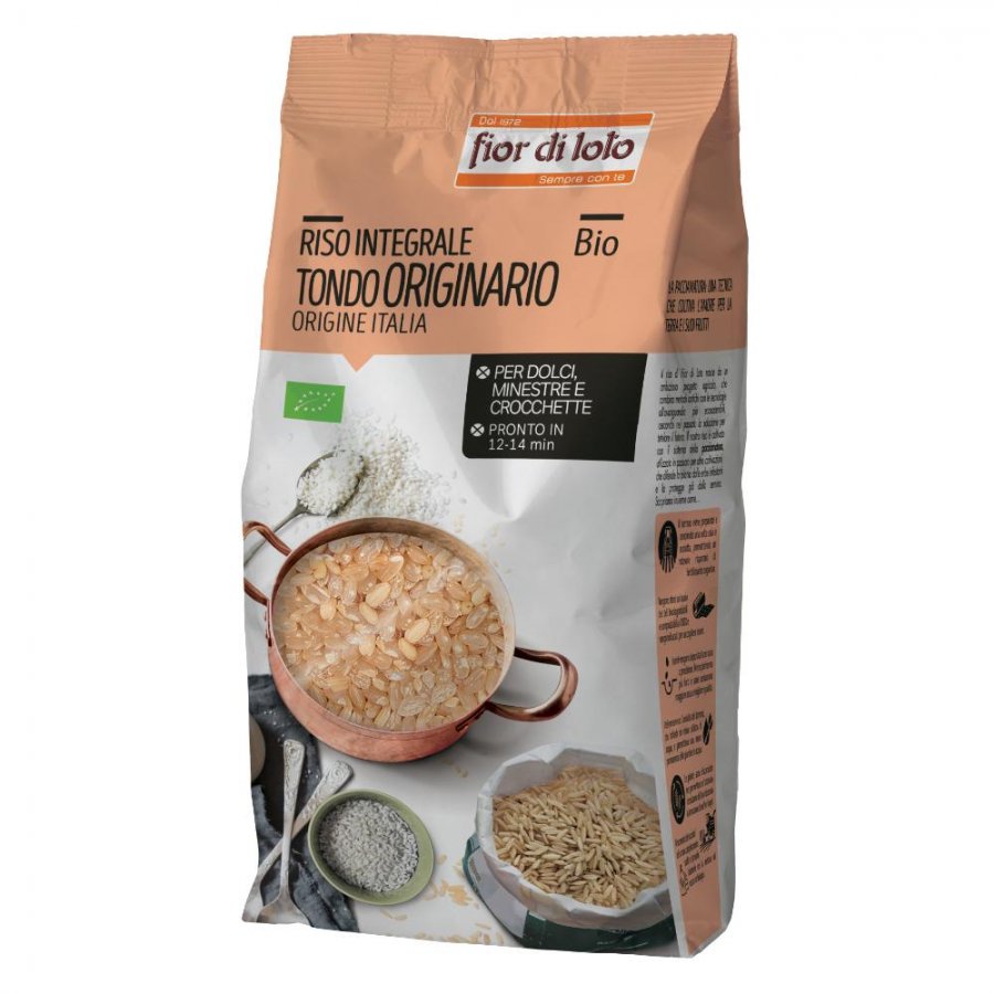 FIOR DI LOTO Riso Integrale Tondo 1kg