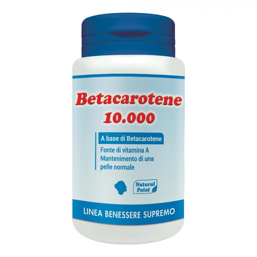 Natural Point Betacarotene 10000 - Antiossidante per la Pelle - 80 Perle