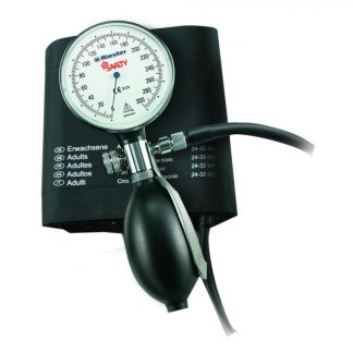 Safety Sfigmomanometro Aneroide R1 per Uso Professionale, Safety, Sfigmomanometro Aneroide, 1 Pezzo, Misuratore di Pressione Manuale