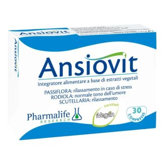 Ansiovit, 30 compresse