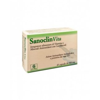 Sanoclin Vita 45 Capsule - Integratore Antiossidante con Vitamine e Carotenoidi