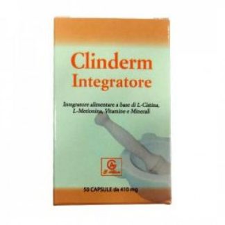 Clinderm Integratore Alimentare Vitamine, Minerali e Aminoacidi - 50 Capsule