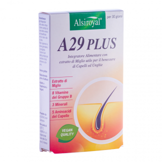 A29 Plus Integratore Rinforzante Unghie e Capelli 30 Capsule - Fortifica e Migliora la Salute dei Capelli e delle Unghie