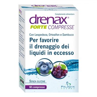 Paladin Pharma, Drenax Forte Mirtillo, 60 Compresse