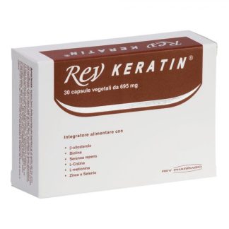 Rev Keratin 30 Capsule - Integratore per la Salute dei Capelli e delle Unghie