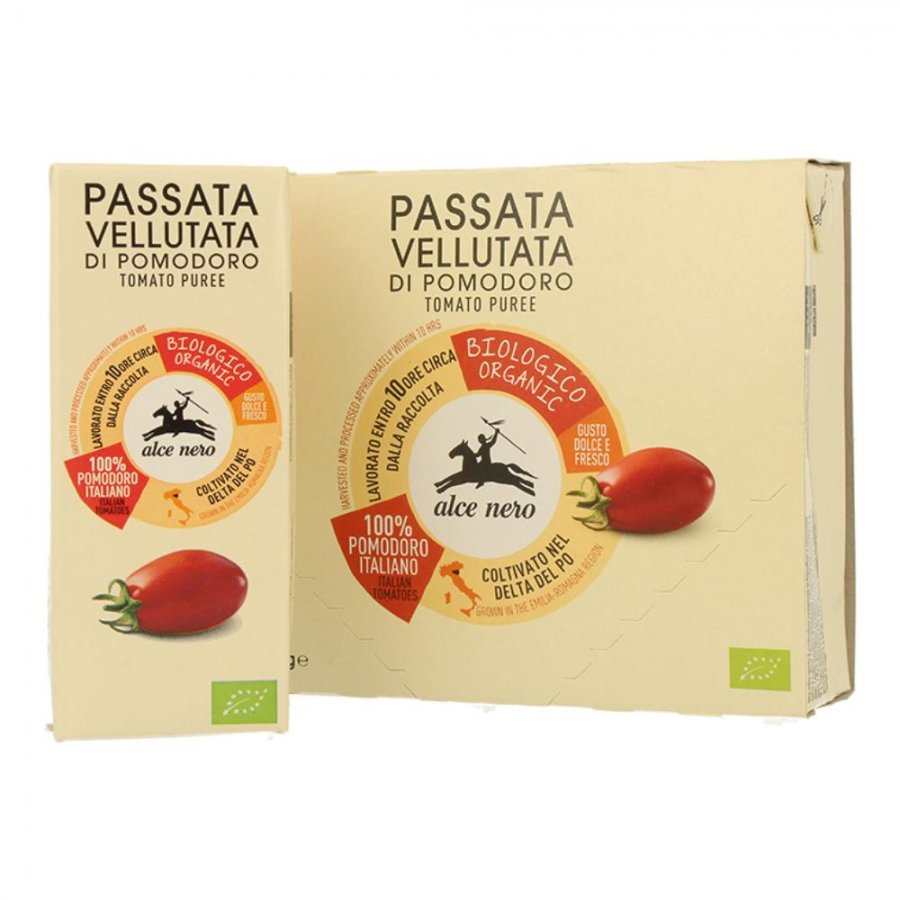 Alce Nero, Passata Vellutata Di Pomodoro Bio, 3x200g