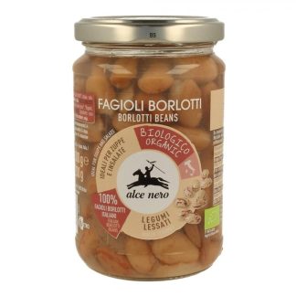 Alce Nero, Fagioli Borlotti Lessati Bio, 300g