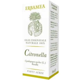 Citronella Olio Essenziale 10 ml - Repellente Naturale per Zanzare e Insetti