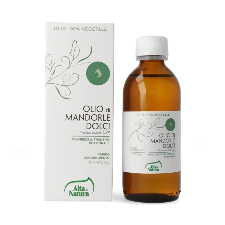 Olio Di Mandorle Dolci 150ml - Integratore Per Favorire Il Transito Intestinale