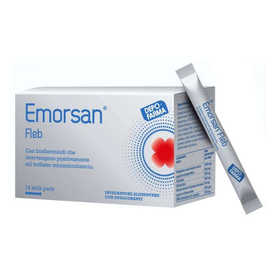 EMORSAN FLEB 14 BUSTINE STICK PACK 15 ML