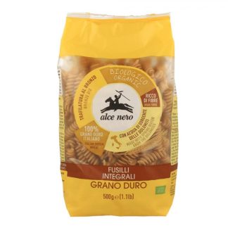 ALCE NERO Fusilli Integrali Bio 500g
