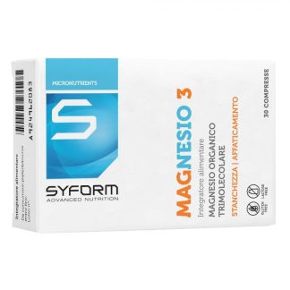 Syform, Magnesio 3 Integratore Alimentare, 30 Compresse