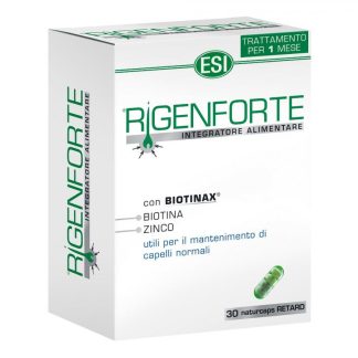 Esi - Rigenforte 30 Naturcaps Retard - Integratore per la Crescita e la Salute dei Capelli