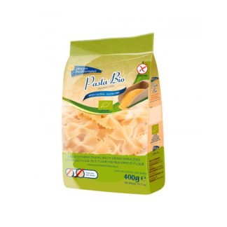 Piaceri Mediterranei Farfalle 400g - Pasta Bio Senza Glutine a Base di Farina di Mais, Riso e Grano Saraceno