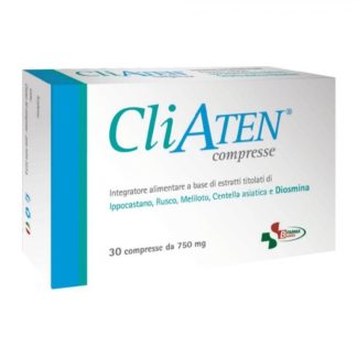 CliAten Compresse Integratore Insufficienza Venosa, 30 Compresse
