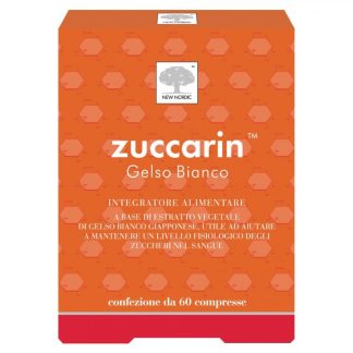NEW NORDIC Zuccarin Gelso Bianco, Integratore Alimentare per Controllo Zuccheri nel Sangue, 180 Compresse