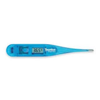 Digifluo Termometro Tecnico Azzurro - Termometro Digitale a Punta Rigida, Dispositivo Medico CE 0197, Misurazione Rapida della Febbre