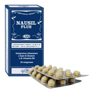 Deca - Nausil Plus Integratore Alimentare Zenzero e Vitamina B6 30 Compresse