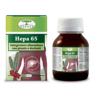 Hepa 65 - Integratore alimentare per il mantenimento della normale funzione epatica 60 capsule