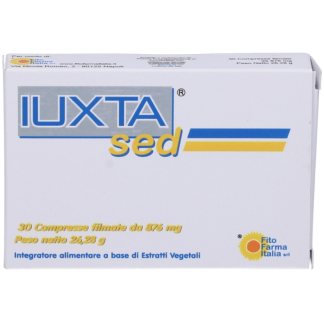 Iuxta Sed 30 compresse - Integratore Rilassante con Passiflora, Valeriana ed Escolzia per un Sonno Sereno