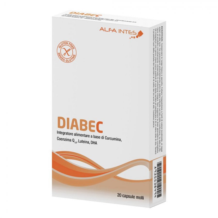 Diabec Integratore per la Vista, 20 Capsule